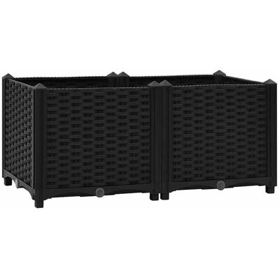 Arriate 80x40x38 Cm Polipropileno Vidaxl Arriate 80x40x38 Cm Polipropileno Vidaxl