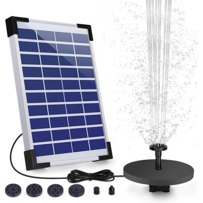 OEM Bomba Solar Para Fuente, Conjunto De Panel Solar De 5 W, Fuentes, Fuente De Jardín, Elemento Acuático Exterior, Festival De Jardín Solar, Negro OEM Bomba Solar Para Fuente, Conjunto De Panel Solar De 5 W, Fuentes, Fuente De Jardín, Elemento Acuático Exterior, Festival De Jardín Solar, Negro