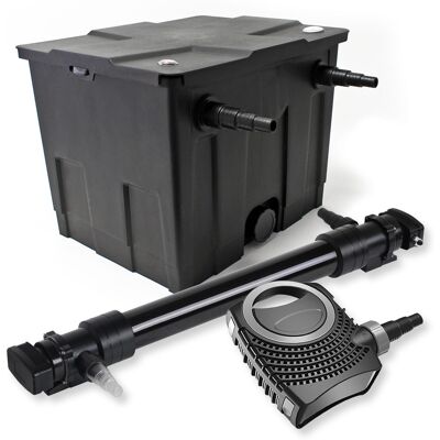 Wiltec - Set Filtro Estanques 12000l 72w Uvc Clarificador Neo10000 80w Bomba Jardin Wiltec - Set Filtro Estanques 12000l 72w Uvc Clarificador Neo10000 80w Bomba Jardin