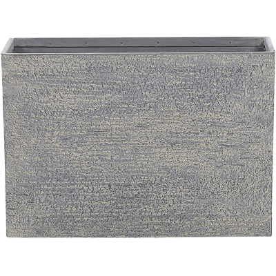 Beliani - Maceta De Piedra Gris 50 X 70 X 29 Cm Rectangular Para Interior Y Exterior Edessa Beliani - Maceta De Piedra Gris 50 X 70 X 29 Cm Rectangular Para Interior Y Exterior Edessa