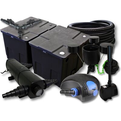 WILTEC Sunsun Filtro 60000l Estanque Con 36w Clarificador 100w Eco Bomba 25m Manguera Skimmer Fuente Jardin WILTEC Sunsun Filtro 60000l Estanque Con 36w Clarificador 100w Eco Bomba 25m Manguera Skimmer Fuente Jardin