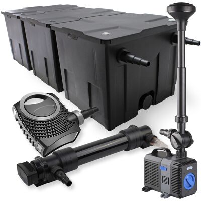 WILTEC Sunsun 3 Cámaras Filtro 90000l 36w Uvc Clarificador Neo10000 80w Bomba Fuente Jardin WILTEC Sunsun 3 Cámaras Filtro 90000l 36w Uvc Clarificador Neo10000 80w Bomba Fuente Jardin