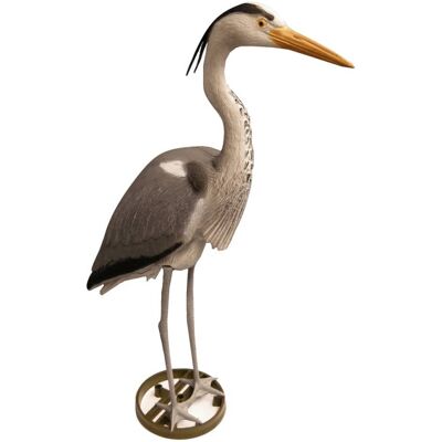 Herón Decorativo - Ubbink - Resina - Altura 87 Cm - Gris Herón Decorativo - Ubbink - Resina - Altura 87 Cm - Gris