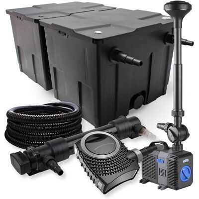 Wiltec - Sunsun 2 De Cámara Filtro Set 60000l 36w Uvc Clarificador Neo10000 80w Bomba Fuente Manguera Jardin Wiltec - Sunsun 2 De Cámara Filtro Set 60000l 36w Uvc Clarificador Neo10000 80w Bomba Fuente Manguera Jardin