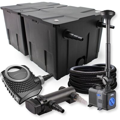 WILTEC Sunsun 2 De Cámara Filtro Set 60000l 18w Uvc Clarificador Neo8000 70w Bomba Fuente Manguera Jardin WILTEC Sunsun 2 De Cámara Filtro Set 60000l 18w Uvc Clarificador Neo8000 70w Bomba Fuente Manguera Jardin