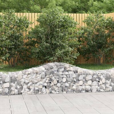 Vidaxl Cestas de Gabiones de Acero Galvanizado - 30 ud 200x50x40/60 cm Vidaxl Cestas de Gabiones de Acero Galvanizado - 30 ud 200x50x40/60 cm