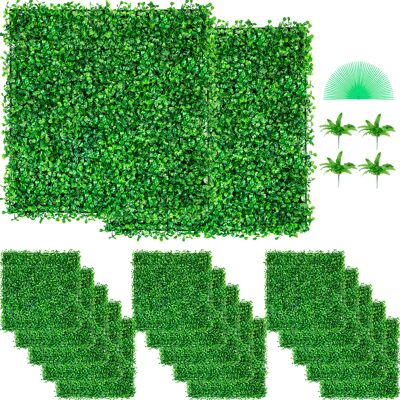 Vevor Hierba Artificial Verde 48 Piezas 25,4x25,4cm Panel de Boj de Alta Densidad UV y 100% PE - Plantas Artificiales Vevor Hierba Artificial Verde 48 Piezas 25,4x25,4cm Panel de Boj de Alta Densidad UV y 100% PE - Plantas Artificiales