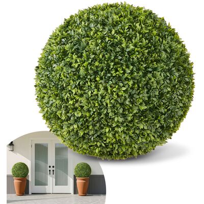 Vevor Bola Topiaria Artificial De Boj Para Exterior, Semiesfera, Aspecto Natural, Para Decoración De Interior Y Exterior, Porche, Patio, Jardín, Balcón, Patio Trasero, Verde, 584 X 584 X 584 Mm Vevor Bola Topiaria Artificial De Boj Para Exterior, Semiesfera, Aspecto Natural, Para Decoración De Interior Y Exterior, Porche, Patio, Jardín, Balcón, Patio Trasero, Verde, 584 X 584 X 584 Mm