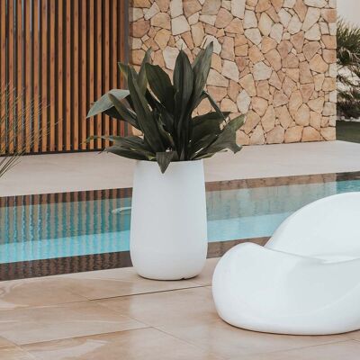 Moovere Camelia high - Macetero redondo grande para interior y exterior - 53,7L Moovere Camelia high - Macetero redondo grande para interior y exterior - 53,7L