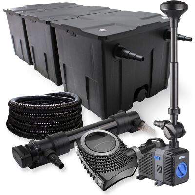 Wiltec - Sunsun 3 Cámaras Filtro 90000l 36w Uvc Clarificador Neo10000 80w Bomba Fuente Manguera Jardin Wiltec - Sunsun 3 Cámaras Filtro 90000l 36w Uvc Clarificador Neo10000 80w Bomba Fuente Manguera Jardin