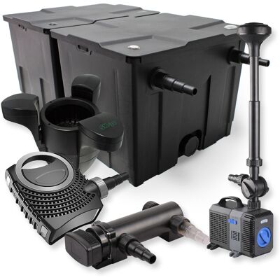 WILTEC Sunsun Juego Para Estanques 60000l 18w Uvc Clarificador Para Estanques Neo7000 Bomba Fuente Jardin WILTEC Sunsun Juego Para Estanques 60000l 18w Uvc Clarificador Para Estanques Neo7000 Bomba Fuente Jardin