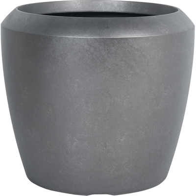 BELIANI Maceta Alta De Poliresina Tiesto De Jardín Interior Exterior 56 X 51 Cm Gris Mycena BELIANI Maceta Alta De Poliresina Tiesto De Jardín Interior Exterior 56 X 51 Cm Gris Mycena