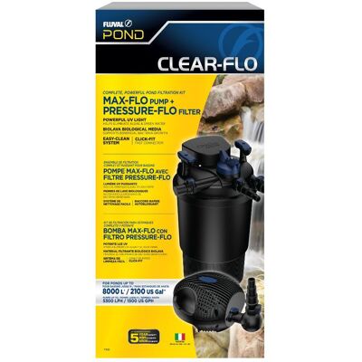 Kit Filtro Y Bomba Clear-flo Uv Fluval Pond Kit Filtro Y Bomba Clear-flo Uv Fluval Pond