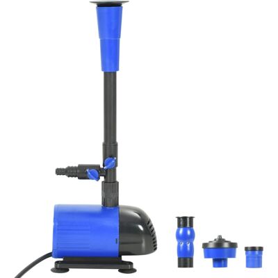 Bomba para fuente de jardín vidaXL - 38W, 1500L/h, Azul/Negro Bomba para fuente de jardín vidaXL - 38W, 1500L/h, Azul/Negro
