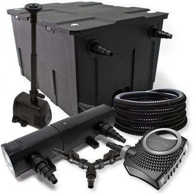 WILTEC Sunsun Filtros 60000l Estanque 24w Clarificador Neo10000 80w Bomba 25m Manguera Fuente Jardin WILTEC Sunsun Filtros 60000l Estanque 24w Clarificador Neo10000 80w Bomba 25m Manguera Fuente Jardin
