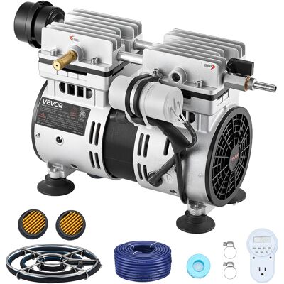 Vevor Kit De Bomba De Aireación Para Estanques De Hasta 3 Arcos, Sistema De Aireación Para Lagos Compresor 590 W, Bomba Oxigenadora De 1400 Rpm Para Circulación De Oxígeno En Estanques, Agua Vevor Kit De Bomba De Aireación Para Estanques De Hasta 3 Arcos, Sistema De Aireación Para Lagos Compresor 590 W, Bomba Oxigenadora De 1400 Rpm Para Circulación De Oxígeno En Estanques, Agua