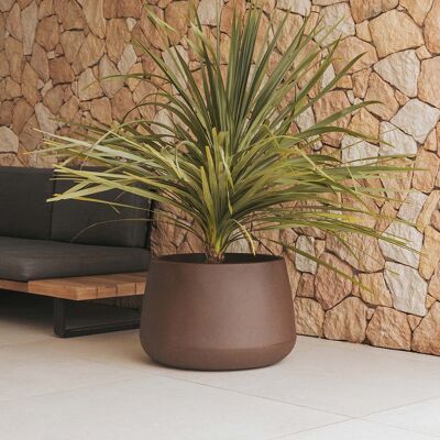 Macetero Moovere 80cm Bronce - Duradero para Interior y Exterior Macetero Moovere 80cm Bronce - Duradero para Interior y Exterior