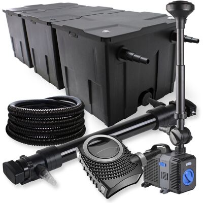 WILTEC Sunsun 3 Cámaras Filtro 90000l 72w Uvc Clarificador Neo10000 80w Bomba Fuente Manguera Jardin WILTEC Sunsun 3 Cámaras Filtro 90000l 72w Uvc Clarificador Neo10000 80w Bomba Fuente Manguera Jardin