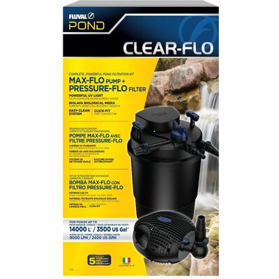 Kit Filtro Y Bomba Clear-flo Uv Fluval Pond Kit Filtro Y Bomba Clear-flo Uv Fluval Pond