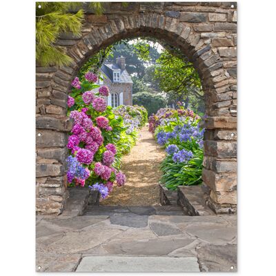 ONLYWOW Póster De Jardín Flores - Hortensias - Verano 120x160 ONLYWOW Póster De Jardín Flores - Hortensias - Verano 120x160