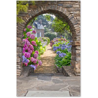 ONLYWOW Póster De Jardín Flores - Hortensias - Verano 120x180 ONLYWOW Póster De Jardín Flores - Hortensias - Verano 120x180