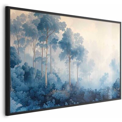 OEM Póster - Un Bosque En Tonos Azules Brumosos OEM Póster - Un Bosque En Tonos Azules Brumosos
