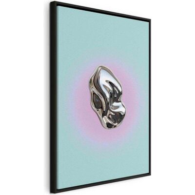 Cuadro Decorativo Artgeist Escultura Abstracta Menta Violeta 60x90 Cm Cuadro Decorativo Artgeist Escultura Abstracta Menta Violeta 60x90 Cm