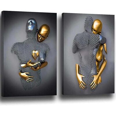 OEM Póster Decorativo De 50x70cm Con Estampado De Esculturas De Metal Sin Marco, 2 Unidades. OEM Póster Decorativo De 50x70cm Con Estampado De Esculturas De Metal Sin Marco, 2 Unidades.