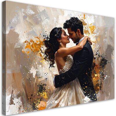 FEEBY Impresión De Imagen Pareja Enamorada Amor Glamour 90x60 FEEBY Impresión De Imagen Pareja Enamorada Amor Glamour 90x60