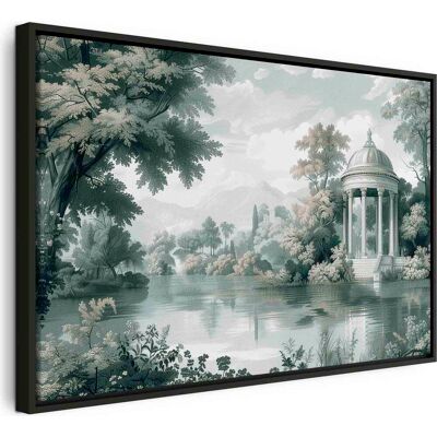 Impresión En Lienzo Artgeist Paisaje Retro Verde 90x60 Cm Impresión En Lienzo Artgeist Paisaje Retro Verde 90x60 Cm