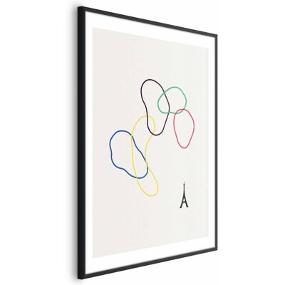 OEM Póster - Círculos Coloridos - Gráficos Digitales - Minimalismo OEM Póster - Círculos Coloridos - Gráficos Digitales - Minimalismo