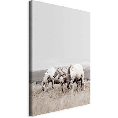 ARTGEIST Pintura - Caballos Blancos (1 Parte) Vertical ARTGEIST Pintura - Caballos Blancos (1 Parte) Vertical