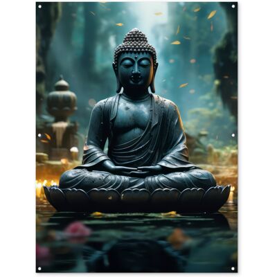 ONLYWOW Póster De Jardín Buda - Estatua - Buda - Zen - Arte - Buda 120x160 ONLYWOW Póster De Jardín Buda - Estatua - Buda - Zen - Arte - Buda 120x160