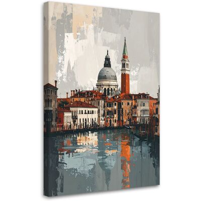 FEEBY Impresión De Imagen, Arquitectura De Venecia Vista De La Ciudad, 80x120 FEEBY Impresión De Imagen, Arquitectura De Venecia Vista De La Ciudad, 80x120