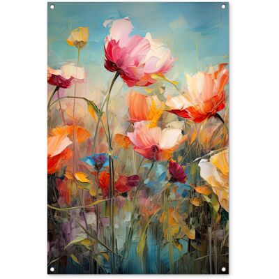 ONLYWOW Póster De Jardín Flores - Acuarela - Arte - Botánica - Naturaleza 80x120 ONLYWOW Póster De Jardín Flores - Acuarela - Arte - Botánica - Naturaleza 80x120