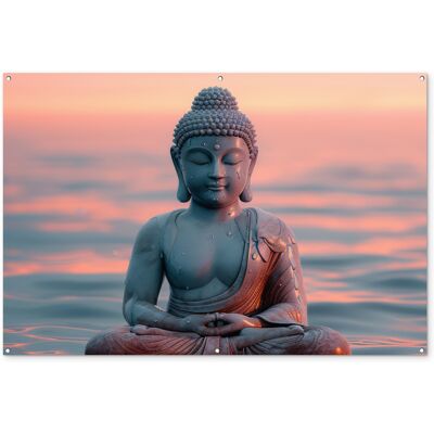 ONLYWOW Póster De Jardín Buda - Estatua - Buda - Agua - Arte - Buda 180x120 ONLYWOW Póster De Jardín Buda - Estatua - Buda - Agua - Arte - Buda 180x120
