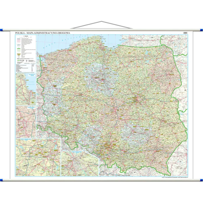 OEM Polonia 1:700.000. Mapa Mural Administrativo Y De Carreteras. Laminado Brillante. Publicado En 2024. OEM Polonia 1:700.000. Mapa Mural Administrativo Y De Carreteras. Laminado Brillante. Publicado En 2024.