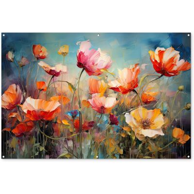 ONLYWOW Póster De Jardín Flores - Acuarela - Arte - Botánica - Naturaleza 180x120 ONLYWOW Póster De Jardín Flores - Acuarela - Arte - Botánica - Naturaleza 180x120
