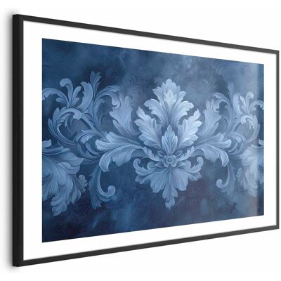 OEM Póster - Adorno Azul En Tonos Fríos OEM Póster - Adorno Azul En Tonos Fríos