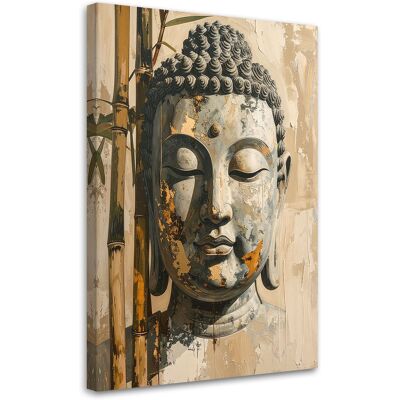 FEEBY Impresión De Imagen, Buda De La Armonía Zen Spa Imitación Pintura, 80x120 FEEBY Impresión De Imagen, Buda De La Armonía Zen Spa Imitación Pintura, 80x120