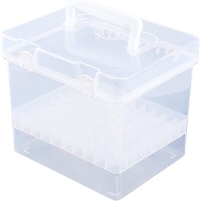 OEM Organizador De Marcadores - Estuche Para Lápices - Organización De Escritorio - 80 Compartimentos - 19x15x17cm - Transparente OEM Organizador De Marcadores - Estuche Para Lápices - Organización De Escritorio - 80 Compartimentos - 19x15x17cm - Transparente
