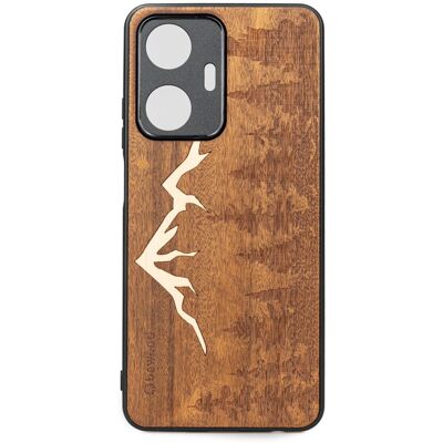 OEM Estuche De Madera Bewood Realme C55 Montañas Imbuia OEM Estuche De Madera Bewood Realme C55 Montañas Imbuia