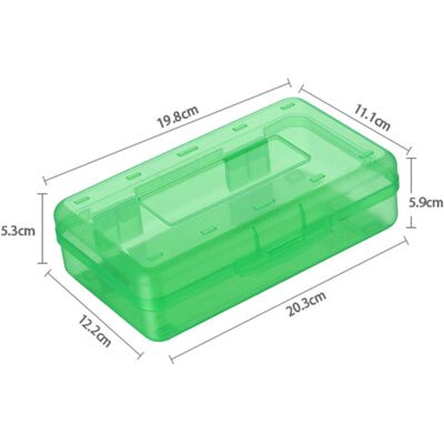 OEM Estuche Para Lápices Multifuncional Apilable, De Gran Capacidad Con Tapa Con Cierre, Caja De Almacenamiento De Plástico Semitransparente De Doble Capa, Adecuado Para La Oficina, La Escuela Y El Hogar OEM Estuche Para Lápices Multifuncional Apilable, De Gran Capacidad Con Tapa Con Cierre, Caja De Almacenamiento De Plástico Semitransparente De Doble Capa, Adecuado Para La Oficina, La Escuela Y El Hogar