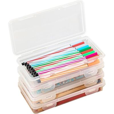 OEM Estuche Para Bolígrafos - Organizador De Material De Oficina - 4 Piezas - Transparente - Libre De Bpa OEM Estuche Para Bolígrafos - Organizador De Material De Oficina - 4 Piezas - Transparente - Libre De Bpa