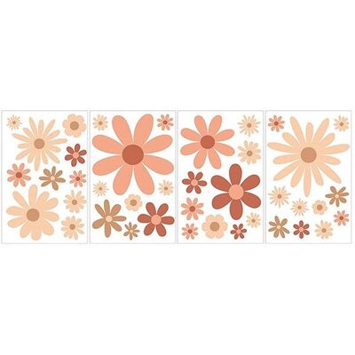 OEM Pegatinas De Pared (4 Láminas), Margaritas, Bonitas Pegatinas De Pared Estilo Bohemio, Removibles, Salas De Juegos, Aulas, 21 X 30 Cm OEM Pegatinas De Pared (4 Láminas), Margaritas, Bonitas Pegatinas De Pared Estilo Bohemio, Removibles, Salas De Juegos, Aulas, 21 X 30 Cm