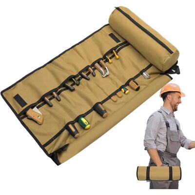 OEM Bolsa Enrollable Para Herramientas,estuche Para Herramientas De Mecánico,tela Oxford Resistente A Desgarros,72 X 36 Cm Desplegada,marrón OEM Bolsa Enrollable Para Herramientas,estuche Para Herramientas De Mecánico,tela Oxford Resistente A Desgarros,72 X 36 Cm Desplegada,marrón