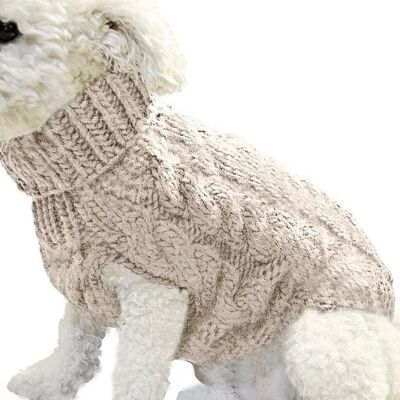 OEM Pull Pour Chien, Manteau Chaud Pour Animaux De Compagnie, Pull D'Hiver En Laine Tricotée Pour Chiens De Petite Et Moyenne Taille (beige, M) OEM Pull Pour Chien, Manteau Chaud Pour Animaux De Compagnie, Pull D'Hiver En Laine Tricotée Pour Chiens De Petite Et Moyenne Taille (beige, M)