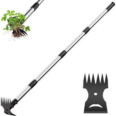 OEM Outils De Jardin - Désherbage - Arracher À Long Manche - Désherbeur Manuel - Arracher À Long Manche 2 En 1 - 148 Cm - Houe Et Râteau À Mauvaises Herbes En Un Seul Outil - Pour Pelouse, Jardin Et Cour OEM Outils De Jardin - Désherbage - Arracher À Long Manche - Désherbeur Manuel - Arracher À Long Manche 2 En 1 - 148 Cm - Houe Et Râteau À Mauvaises Herbes En Un Seul Outil - Pour Pelouse, Jardin Et Cour