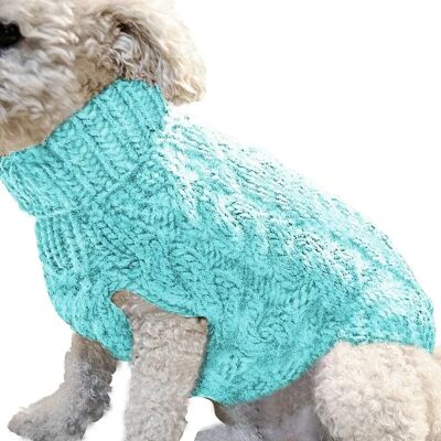 OEM Pull Pour Chien, Manteau Chaud Pour Animaux De Compagnie, Pull D'Hiver En Laine Tricotée Pour Chiens De Petite Et Moyenne Taille (bleu, S) OEM Pull Pour Chien, Manteau Chaud Pour Animaux De Compagnie, Pull D'Hiver En Laine Tricotée Pour Chiens De Petite Et Moyenne Taille (bleu, S)