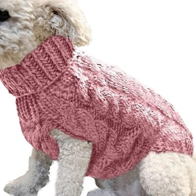 OEM Pull Pour Chien, Manteau Chaud Pour Animaux De Compagnie, Pull D'Hiver En Laine Tricotée Pour Chiens De Petite Et Moyenne Taille (rose Foncé, S) OEM Pull Pour Chien, Manteau Chaud Pour Animaux De Compagnie, Pull D'Hiver En Laine Tricotée Pour Chiens De Petite Et Moyenne Taille (rose Foncé, S)